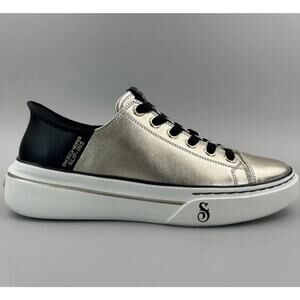 Skechers Snoop One Low Dogg Metallic Champagne Men Size 7.5 Slip On Shoes